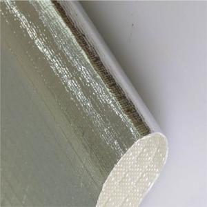  ALFW600 High Temperature Fiberglass Cloth With Aluminium Foil For Pipe Insulation Manufactures