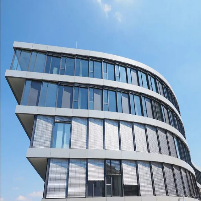 Clear Glass Curtain Wall Facade For Construction Structural Exterior Wall