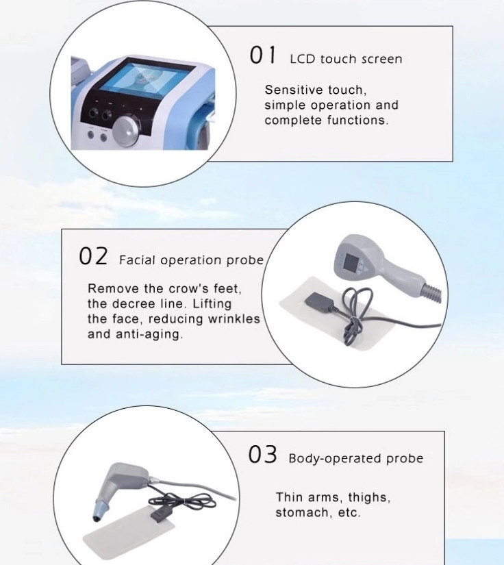Portable 2 In 1 Ultrasound Wrinkle Removal Machine Face Liting