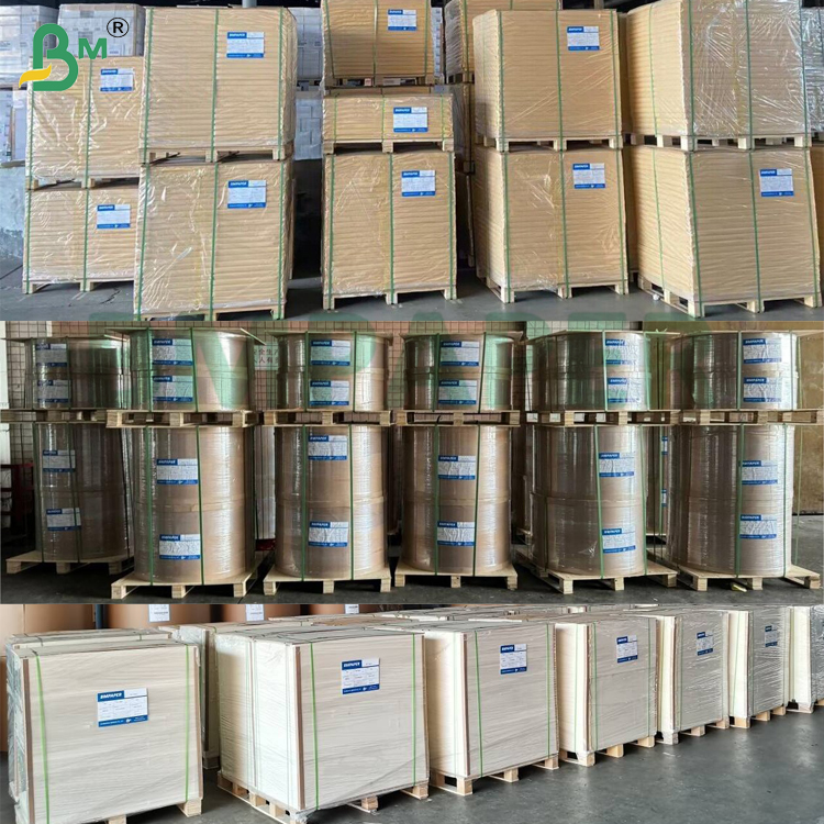 18pt 20pt One-Side Coated C1S Glossy Paper For Direct Contact With Food Packaging Food Liner Paper