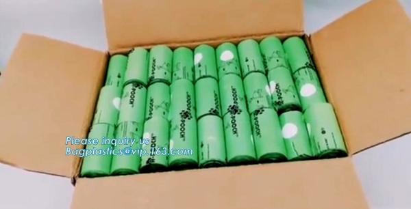 Biodegradable Plastic Dog Pet Waste Poop Bags, unscented dog poop waste bags