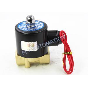 China UD-10 Brass Solenoid Valves Water G3/8 2/2 Way AC220V on sale