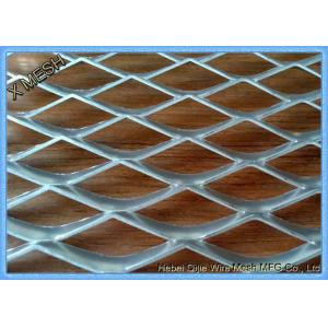 Aluminum Flat Expanded Metal Mesh / SS304 Expanded Mesh Screen For Architecture
