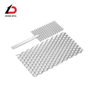 Exquisite Width 7*12 Mm Expanded / Stretched Metal Mesh For Dust Filter