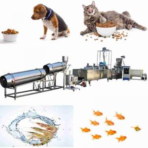 China 1000kg/H Floating Fish Feed Production Line SGS Fish Feed Pellet Extruder on sale