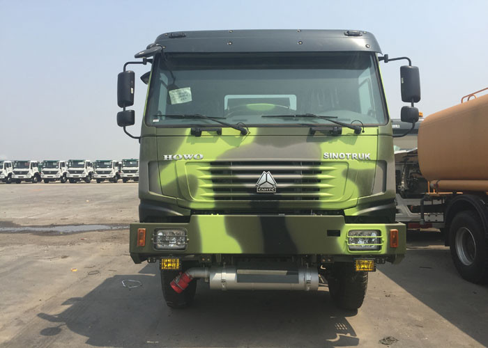 LHD 6X6 Military Fuel Oil Tanker Truck 16 - 25 CBM Euro 2 336 HP High Capacity
