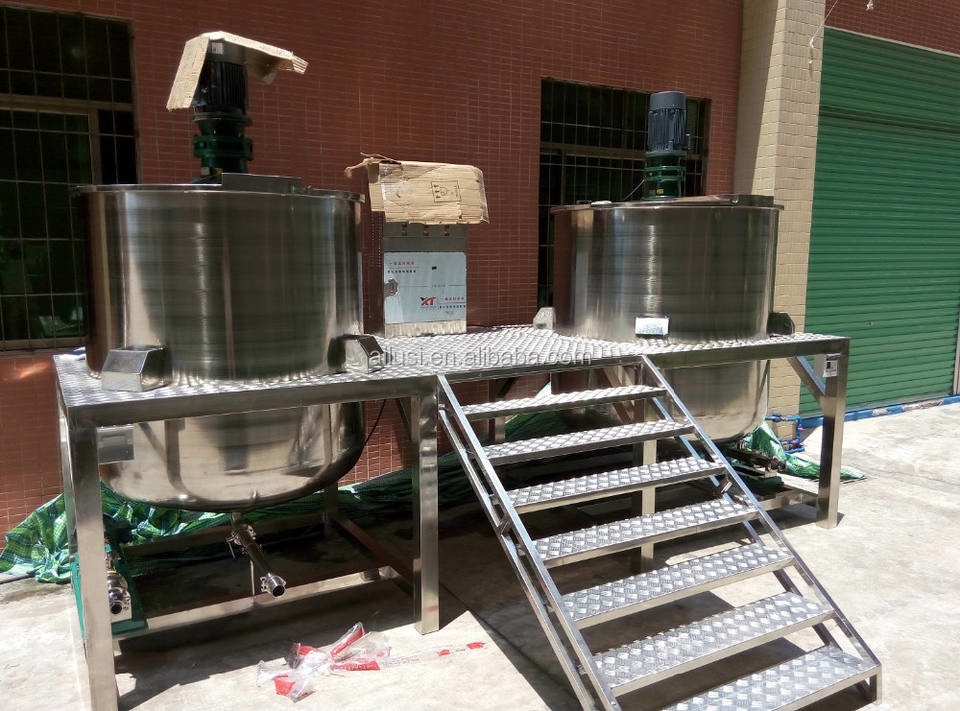 6000L Hand Sanitizer Mixer Machine Bottom Homogenizer With Frequency Inverter