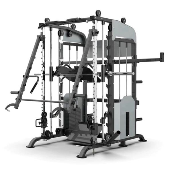 Quality Commercial Gym Cable Crossover Multi-Function Station Smith Machine Leg Press Chest Exercise Steel Loaded Shoulder Training for sale