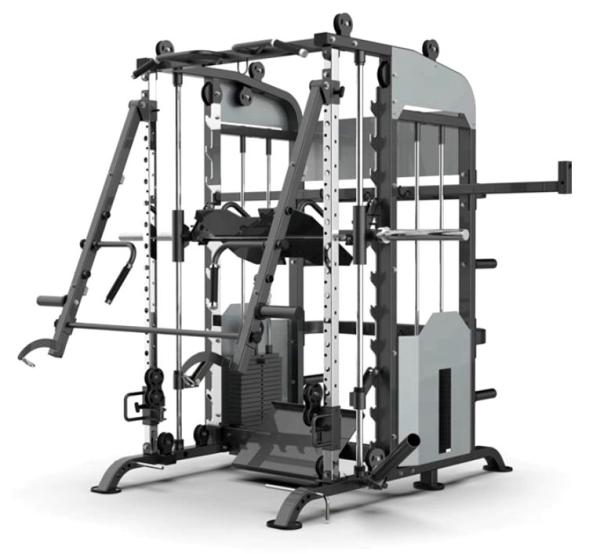 Home Workout Training Equipment Power Cage Squat Rack Chest Leg Press Multifunct