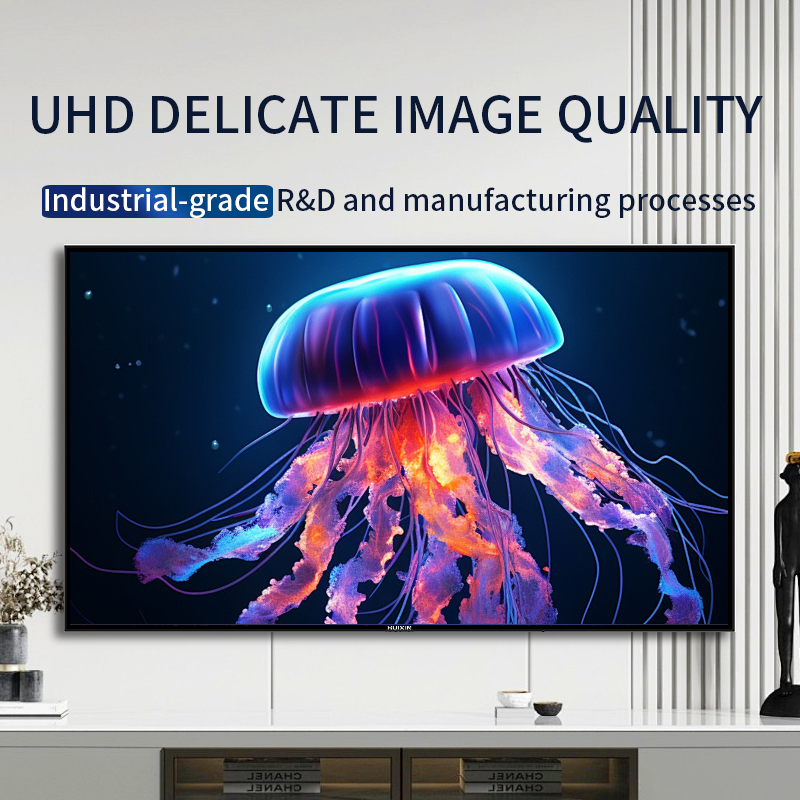 Premium 4K UHD Smart TV - Durable Metal Body, 4mm Tempered Glass Screen, Break-Resistant (OEM/ODM), Unmatched Durability & Stunning Visuals