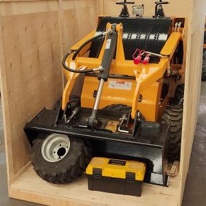 Adjustable Skid Steer Loader for Fast and Efficient Material Handling and