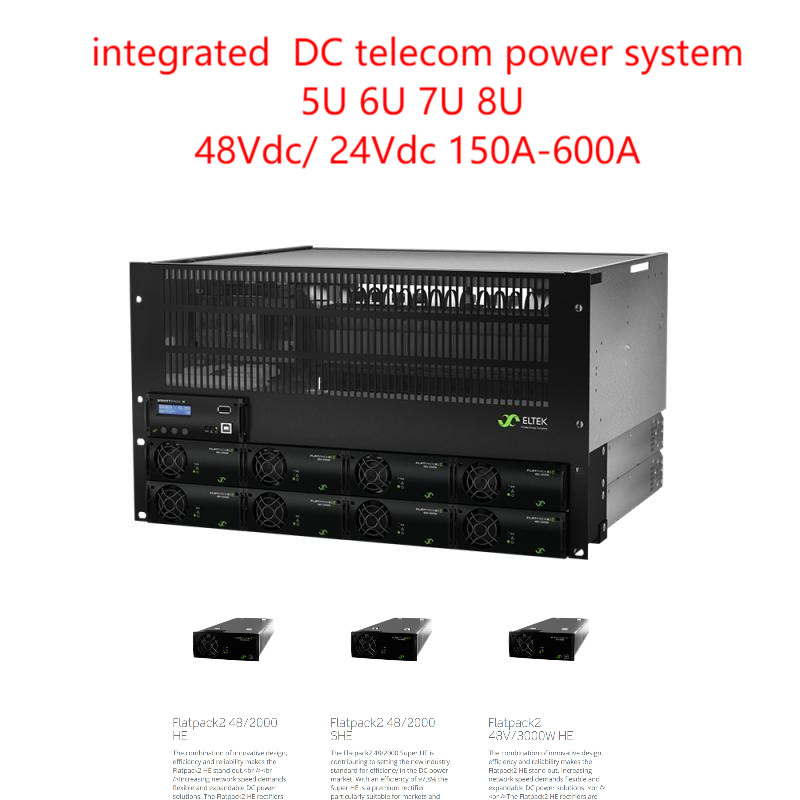 Eltek 6KVA 230V 4.8KW Rectiverter Systems 2U 19 inch Power Shelf Power System CTOR0201.001 242100.100