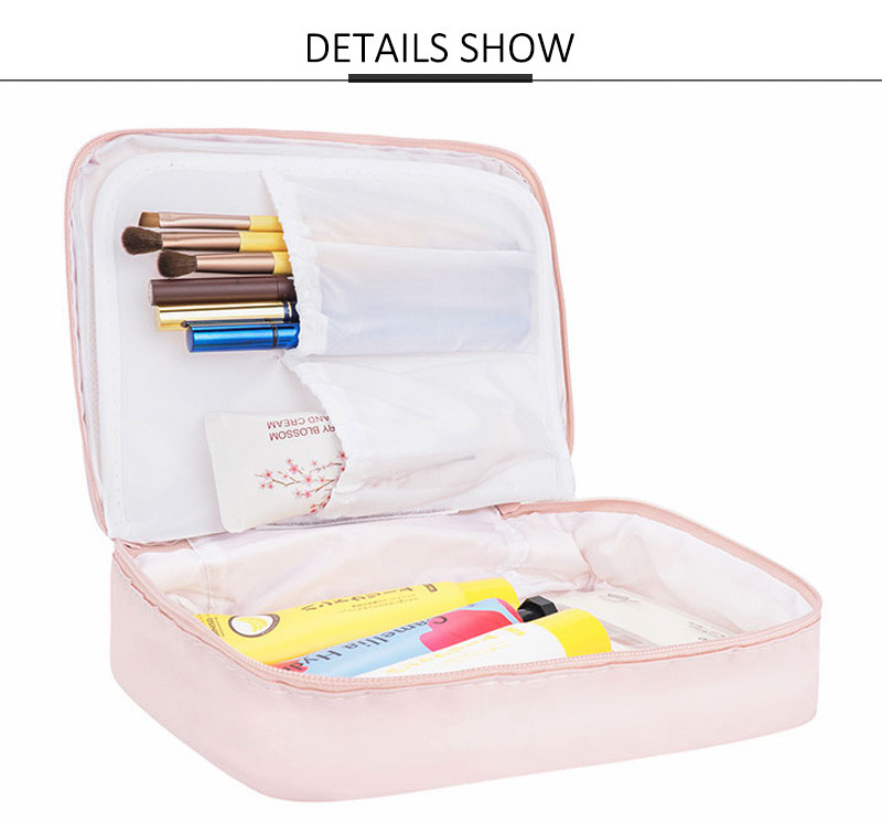 Eco-Friendly Wholesale Custom Printed Pin Cosmetic Makeup Bag