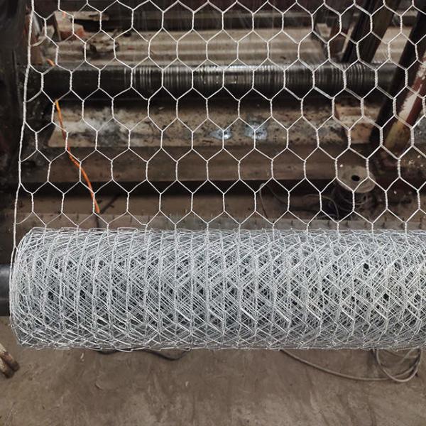 Galvanized Stainless Steel Hexagonal Gabion Mesh Erosion Resistant For