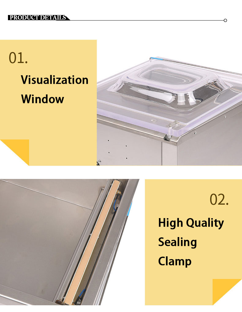 DUOQI DZ-450 Table Type Single Chamber Vacuum Packer for Small Food Items 46000 mm Size