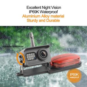 20dBm Digital Wireless Backup Camera Aluminum Alloy With LED Night Light