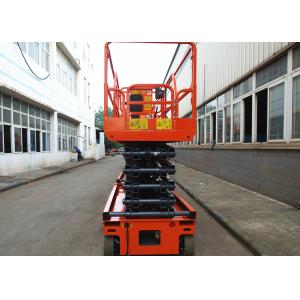 Buy cheap Self Leveling Mobile Scissor Lift Platform Single Person Hydraulic Work Platform from wholesalers