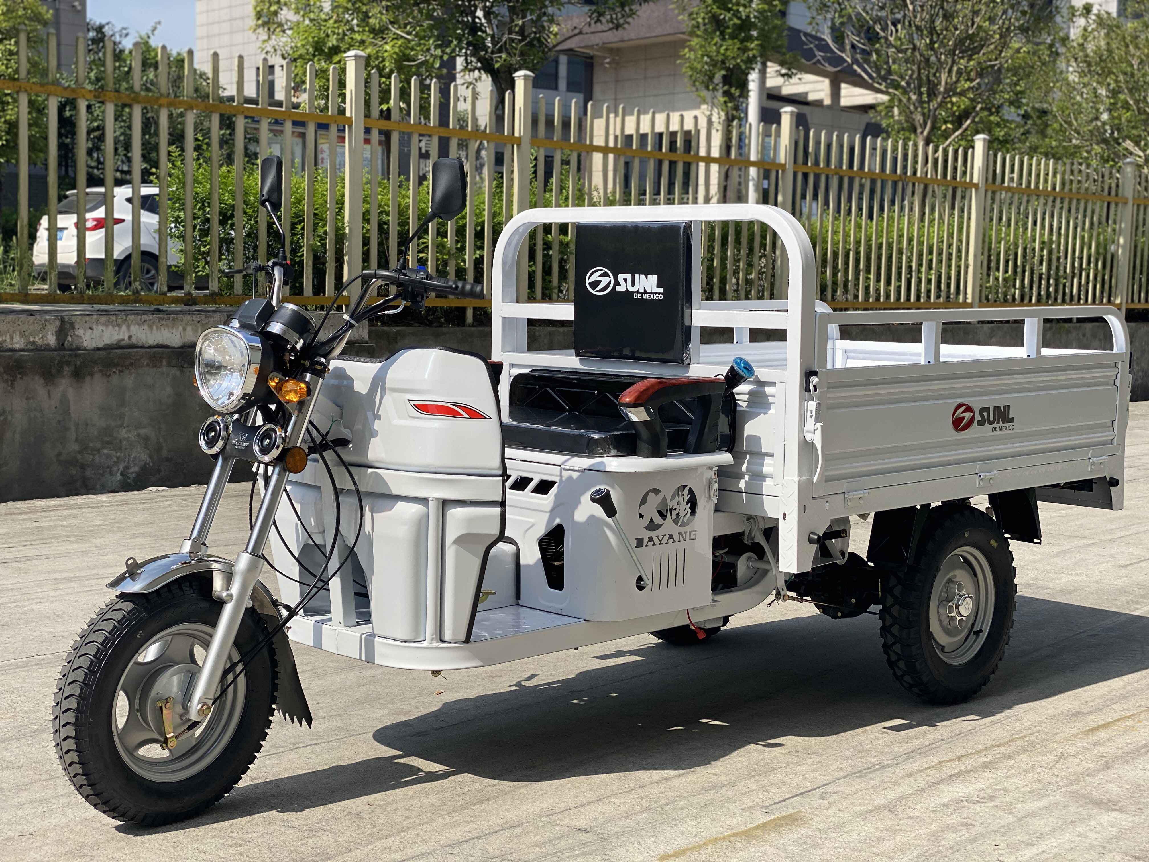 Motorized 150cc Classical Light Loading Truck Cargo Tricycle with 4.0 Inch Wheels