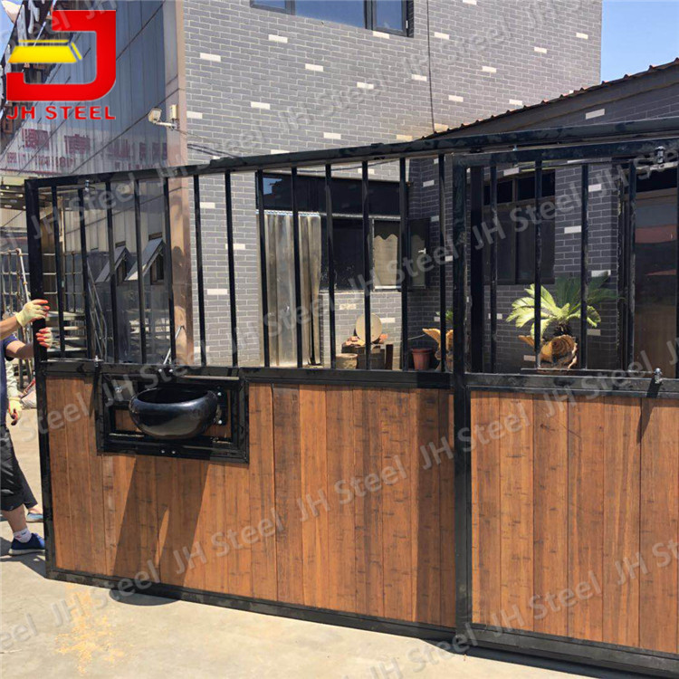Bamboo Pine Infill Premade Horse Stable Panels