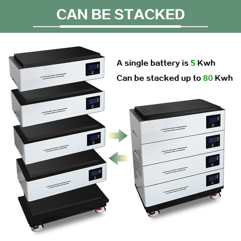 51.2V 300AH 15KW Lithium Ion Phosphate Battery for Home Energy Storage 5KWH