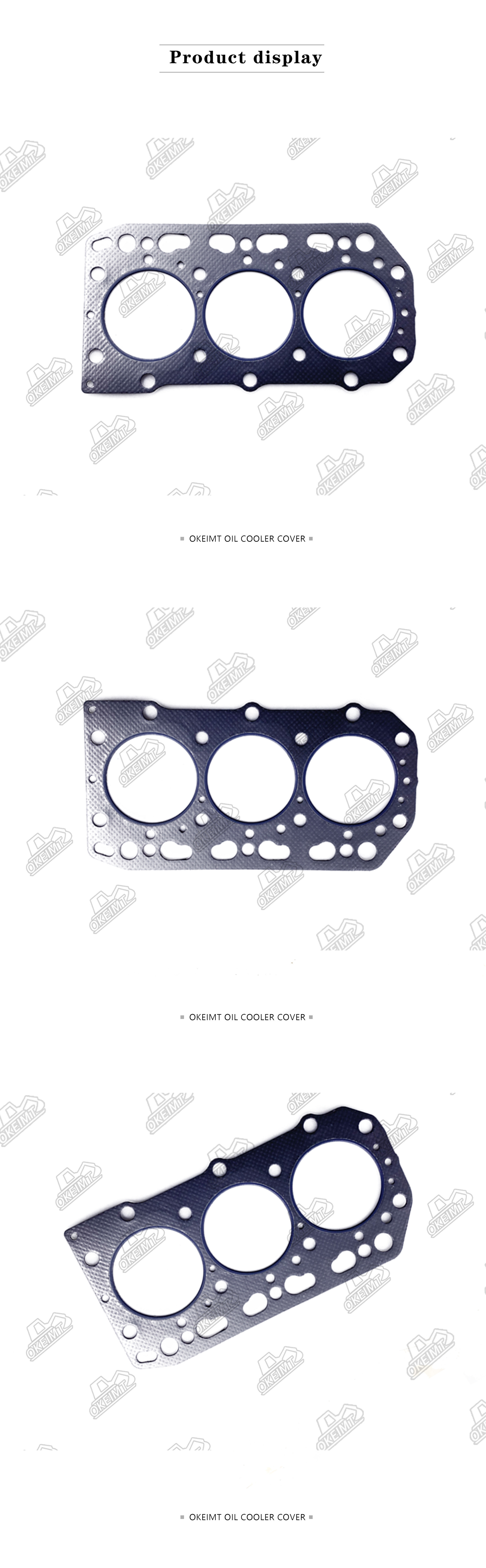 Iron 3TNB82 Cylinder Head Gasket For Yanmar Engine Parts