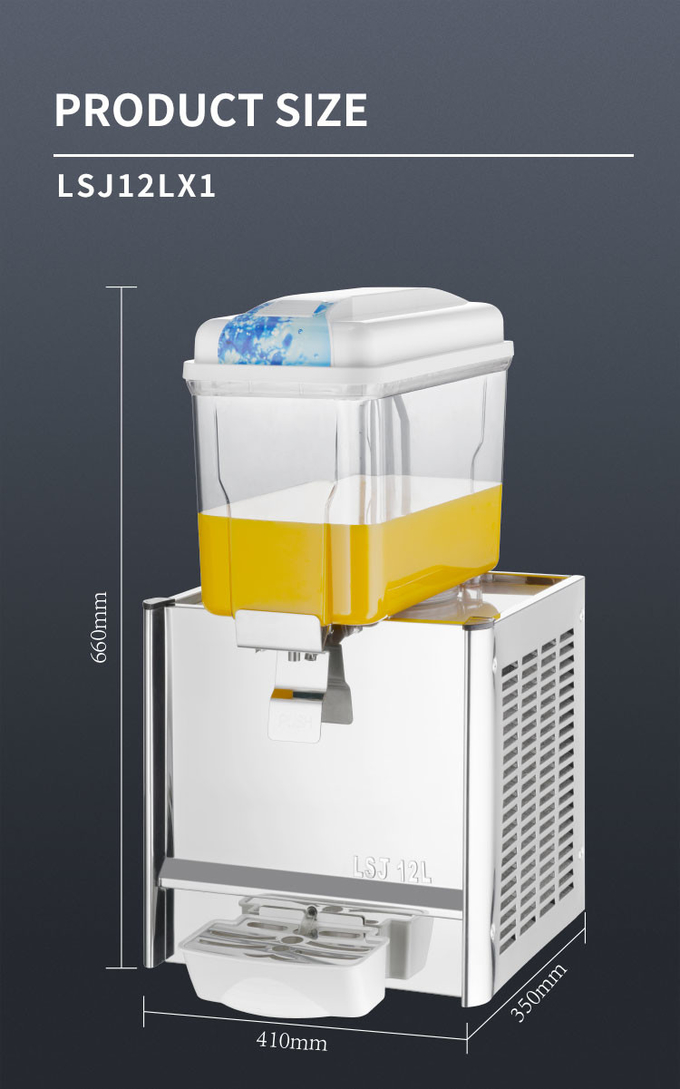 Mixing Electric Juice Dispenser Machine Frozen Juice Beverage Dispenser Smooth Ice