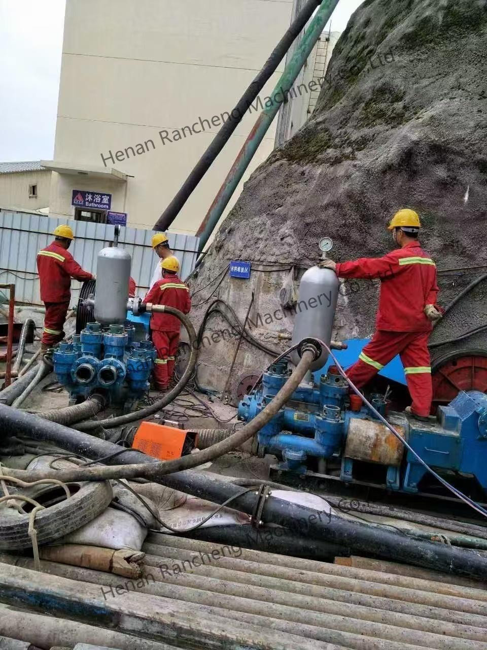185KW Power 7MPa Maximum Pressure Drilling Mud Pump For 1000m Deep Water Well Projects 7200kg
