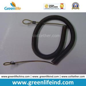Plastic Spring Elastic Tape Holder Coiled Spiral Tool Lanyard