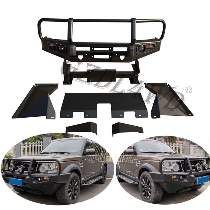 OEM Front Bumper Guard , Range Rover 2006-2009 Discovery 3 4 Bull Bar Front Bumper Skid Plate Kit