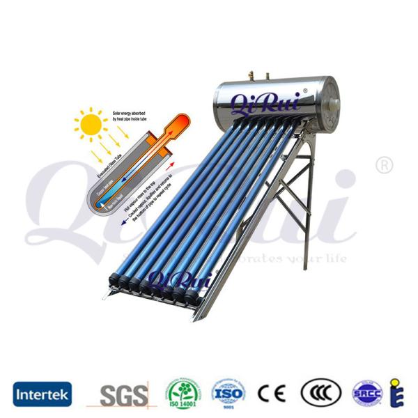100L 150L 200L 300 Liter Pressurized Vacuum Tube Solar Hot Water Collector