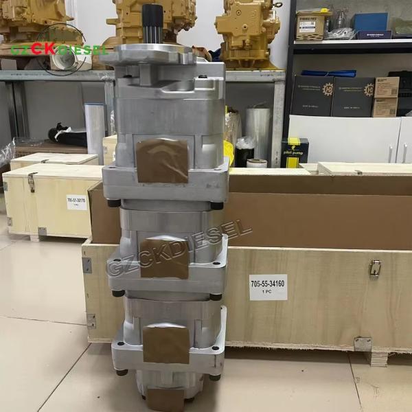 Hydraulic Gear Pump 705-55-34140 705-55-34160 705-55-34190 For Komatsu Wheel