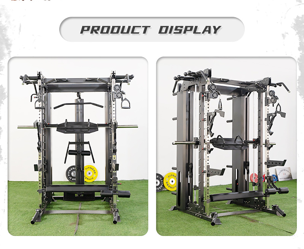Multi Function Home Use Smith Machine with Weight Stack Wholesale Fitness Equipment