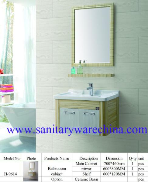 Modern Alunimun Bathroom Vanity/ aluminum alloy bathroom cabinet/Mirror Cabinet