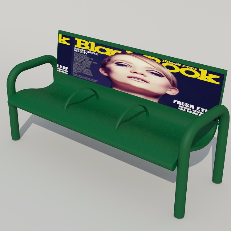 Sunproof Advertising 1400mm Galvanized Steel Garden Benches