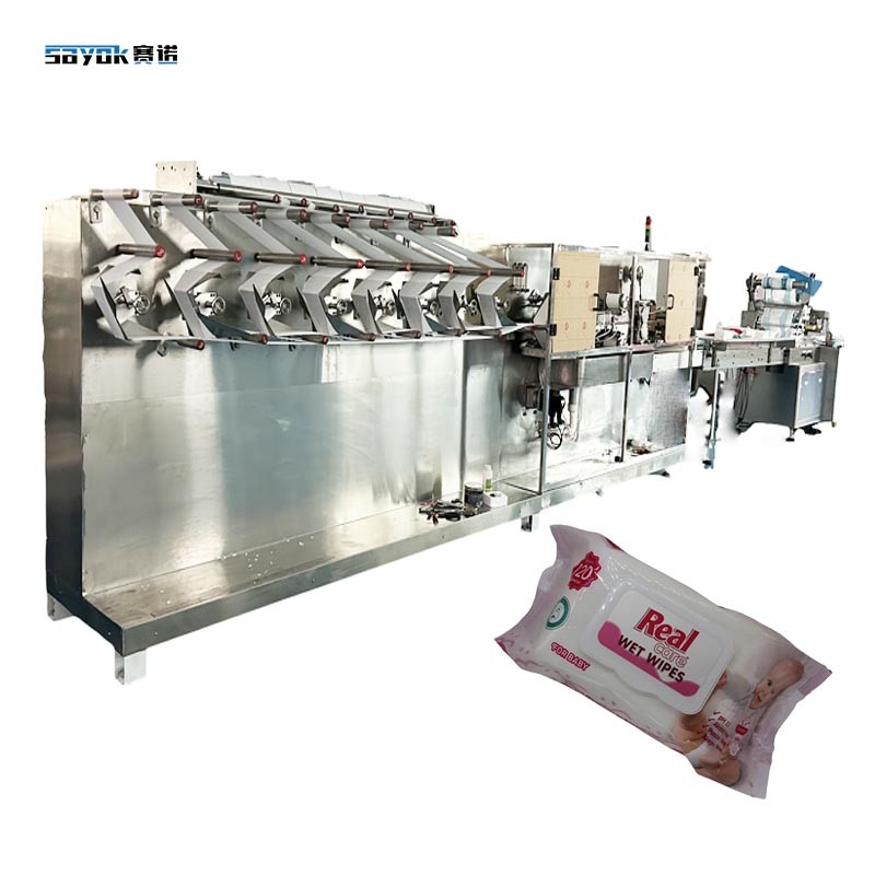 Quick Changeover And Flexibility Baby Wet Wipes Packing Machine with 7'' Display Screen