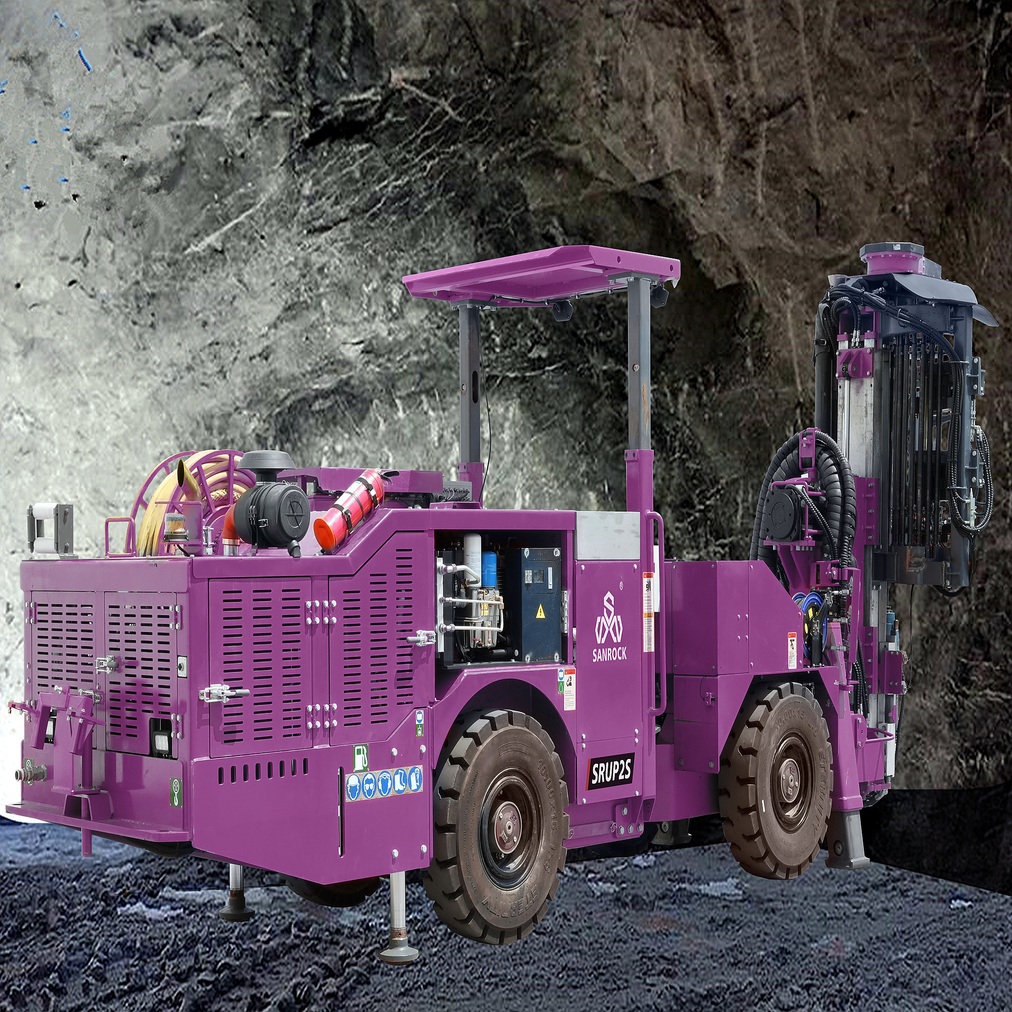 Jumbo Mining Drill Rig Underground Tunneling Hydraulic Blast Hole Drilling Rig Machine