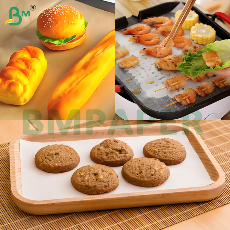 40 GSM Greaseproof Silicone Coated Paper for Hamburger and Sandwich