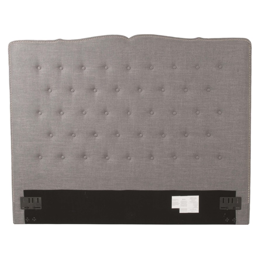 High Quality Antique French Style LouisTufted Headboard Upholstered King Size Bed Headboard