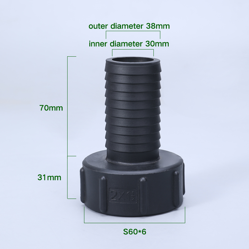 IBC Tank Plastic Container Fittings Adapter Connector Coupling Customized Support OEM