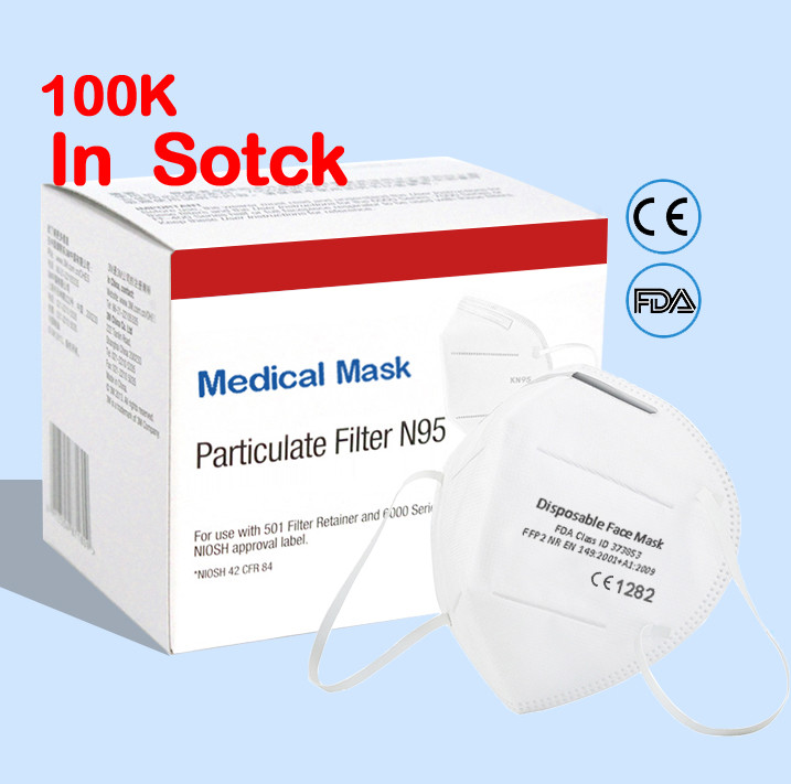 Breathable KN95 Dust Mask High Bacterial Particle Filtration Skin Friendly