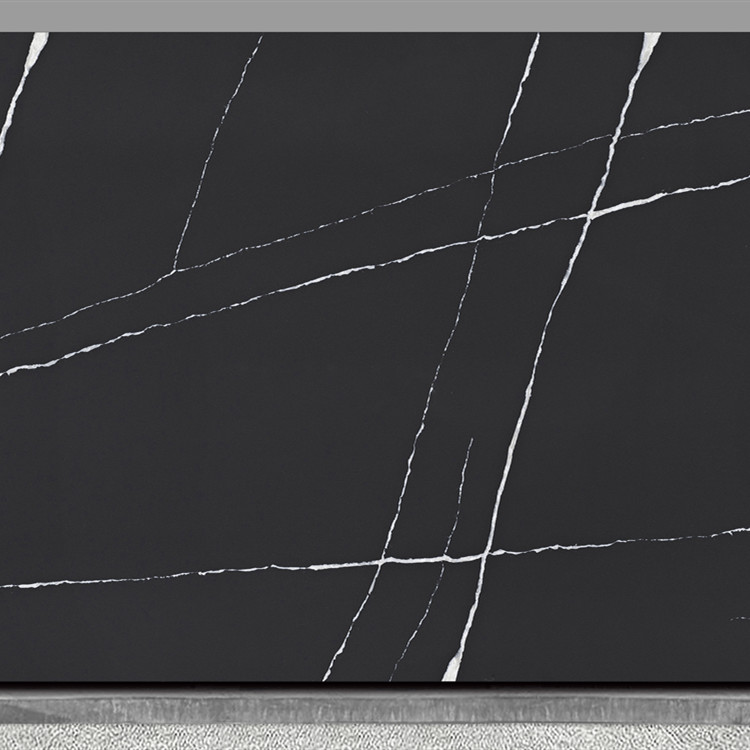 Calacatta Color Artificial Countertop Quartz Stone Slabs 3200x1600mm For Kitchen