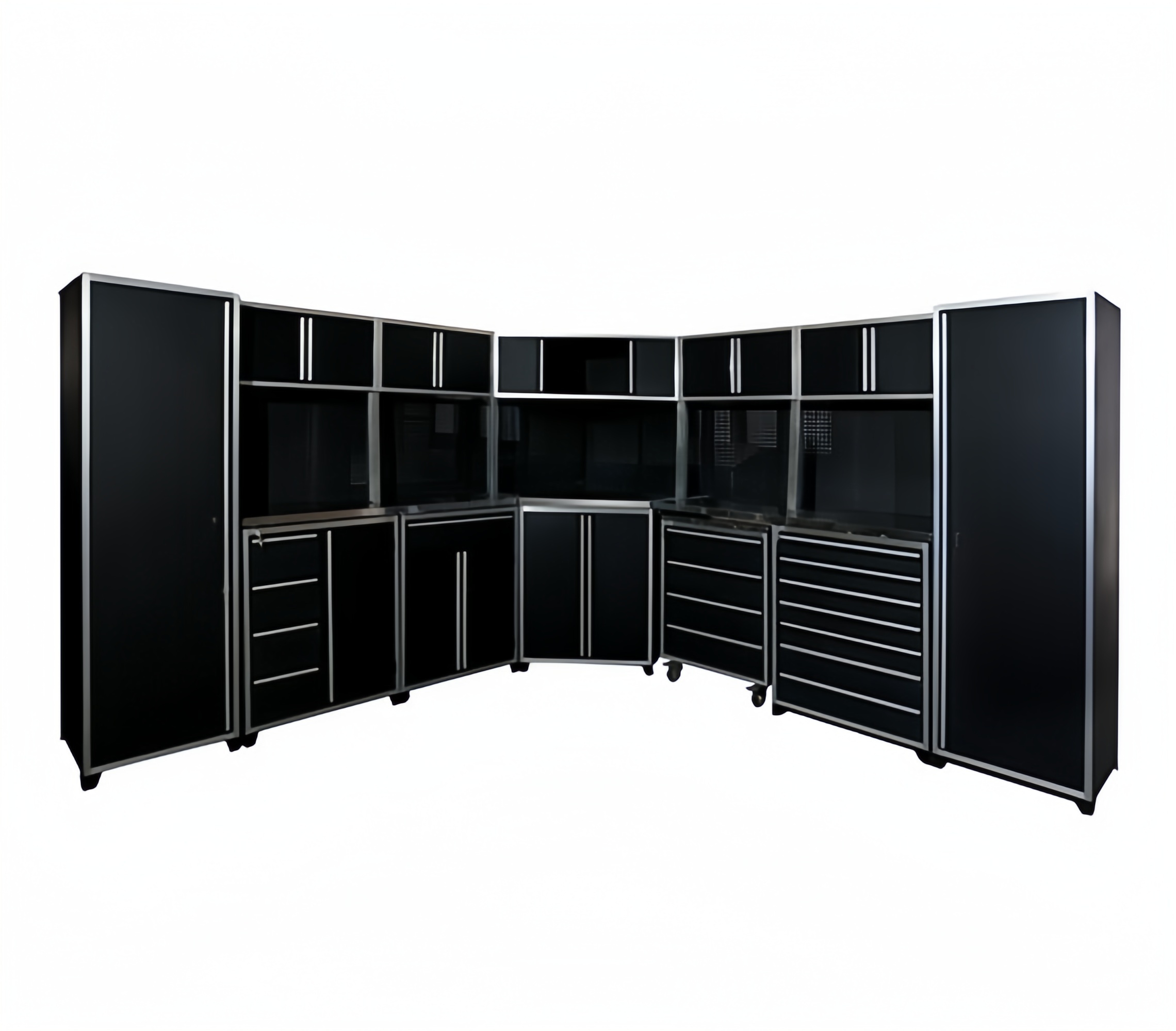 LS-GA005 Customized 1.0mm 1.2mm 1.5mm Garage Metal Tool Cabinet with ODM Support