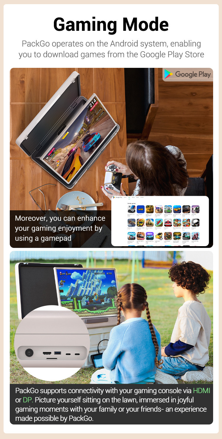 ELC PackGo 27 Inch Touch Screen Smart Tv Portable Briefcase Smart Tv Tablet Outdoor