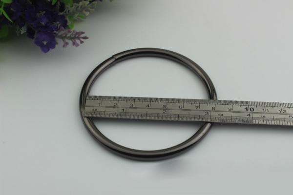 India Market Hot Sales 6 MM Thickness Welded Wire Iron Metal Round Buckles With