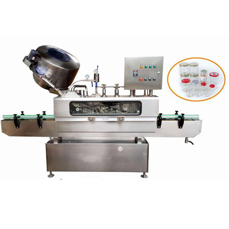 Glass Bottle Steam Vacuum Sealing Machine for Various Shapes and Specifications Ideal