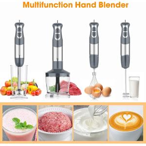 Multi Function Hand Blender Machine , 800w Stick Blender With Two Mode
