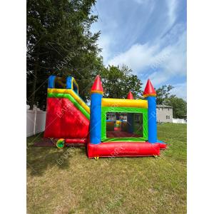 Custom Theme Inflatable PVC Tarpaulin Combo Castle Slide Bouncy Castle for Kids