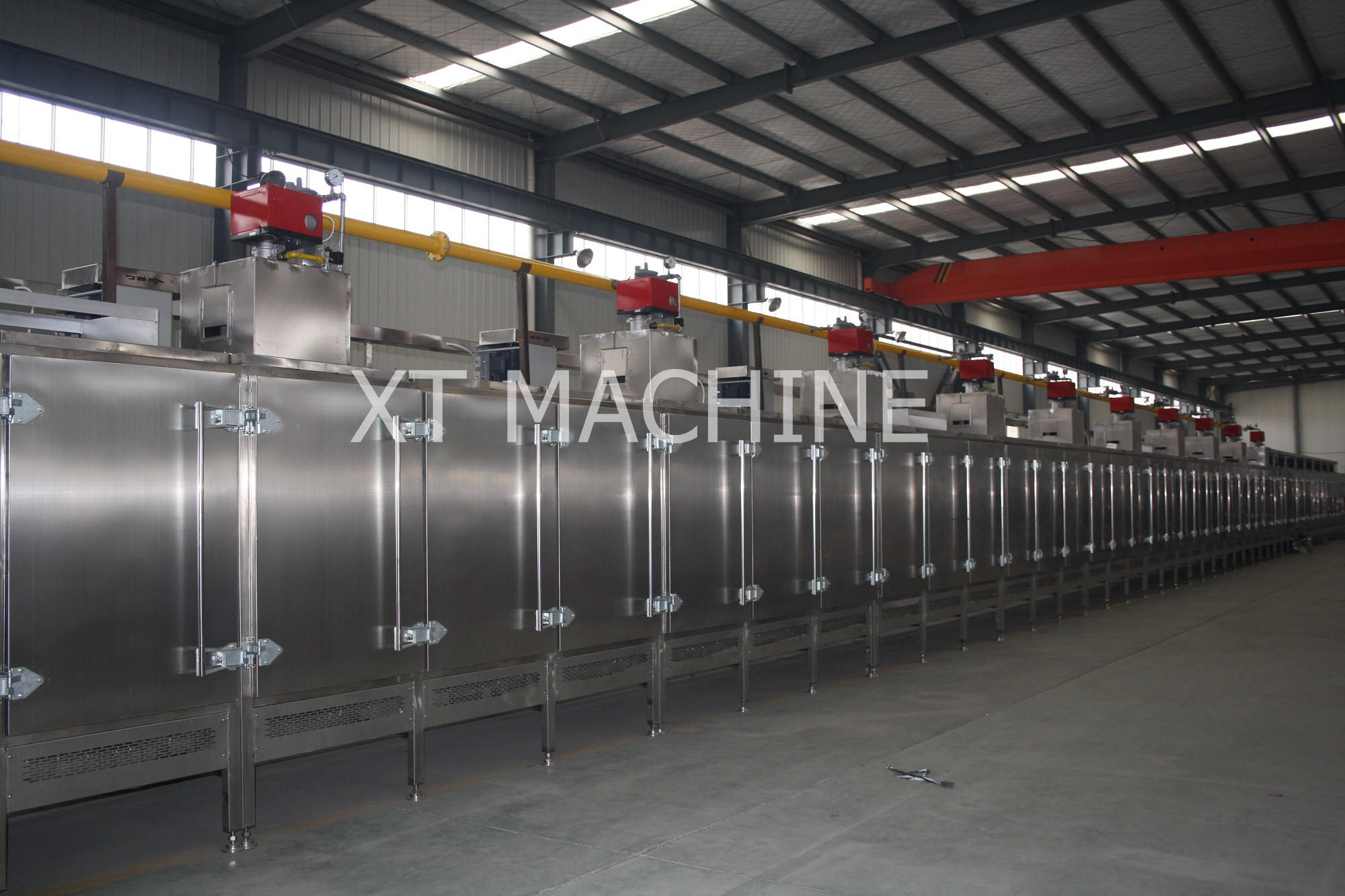 Continuous Fully Automatic Nut Roaster 36kw 2000kg/H For Peanut Hazelnut