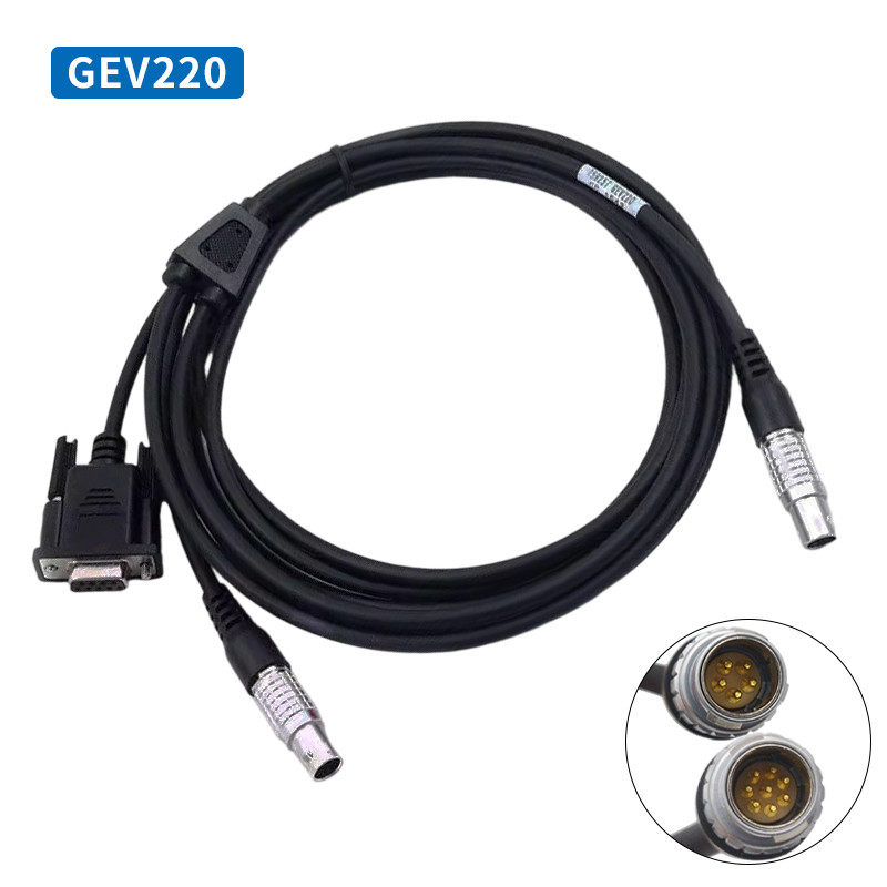 GEV220 GEV270 GEV71 Y Cable Connector For Leica TS/TM60/50/30 Total Station To Connect To PC And External Battery Power