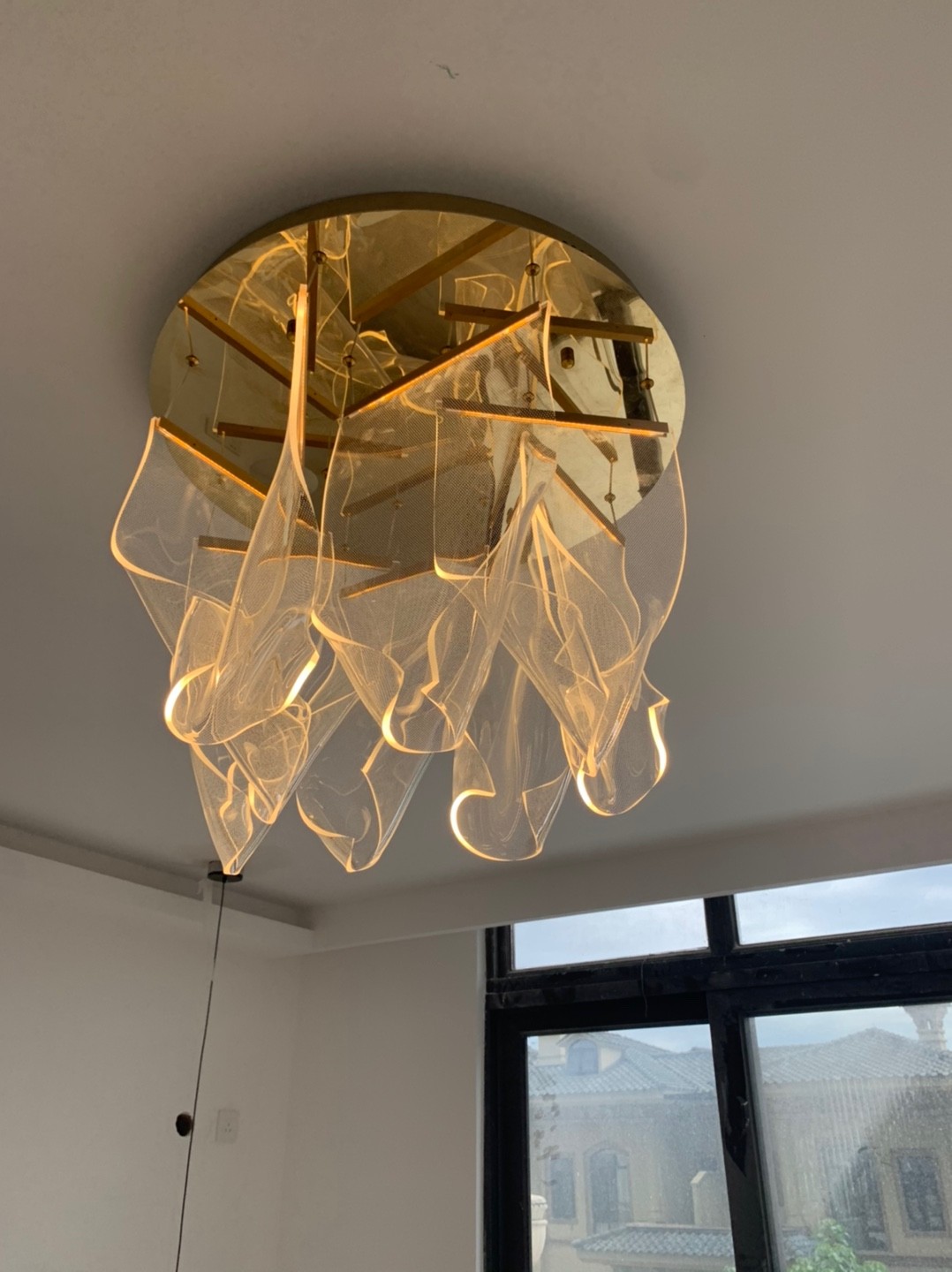 Top Luxury Crystal Staircase Chandelier Lighting Villa Lobby Hotel Project Large Chandelier(WH-NC-56)